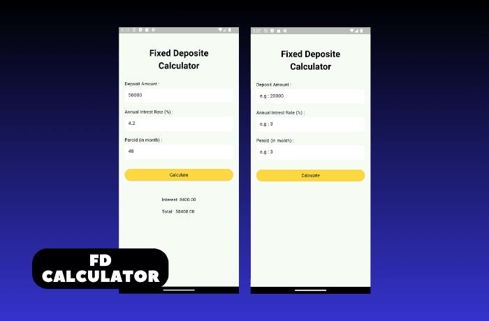 Fixed Deposit Calculator